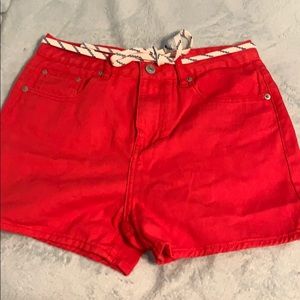 Red Unionbay jean shorts